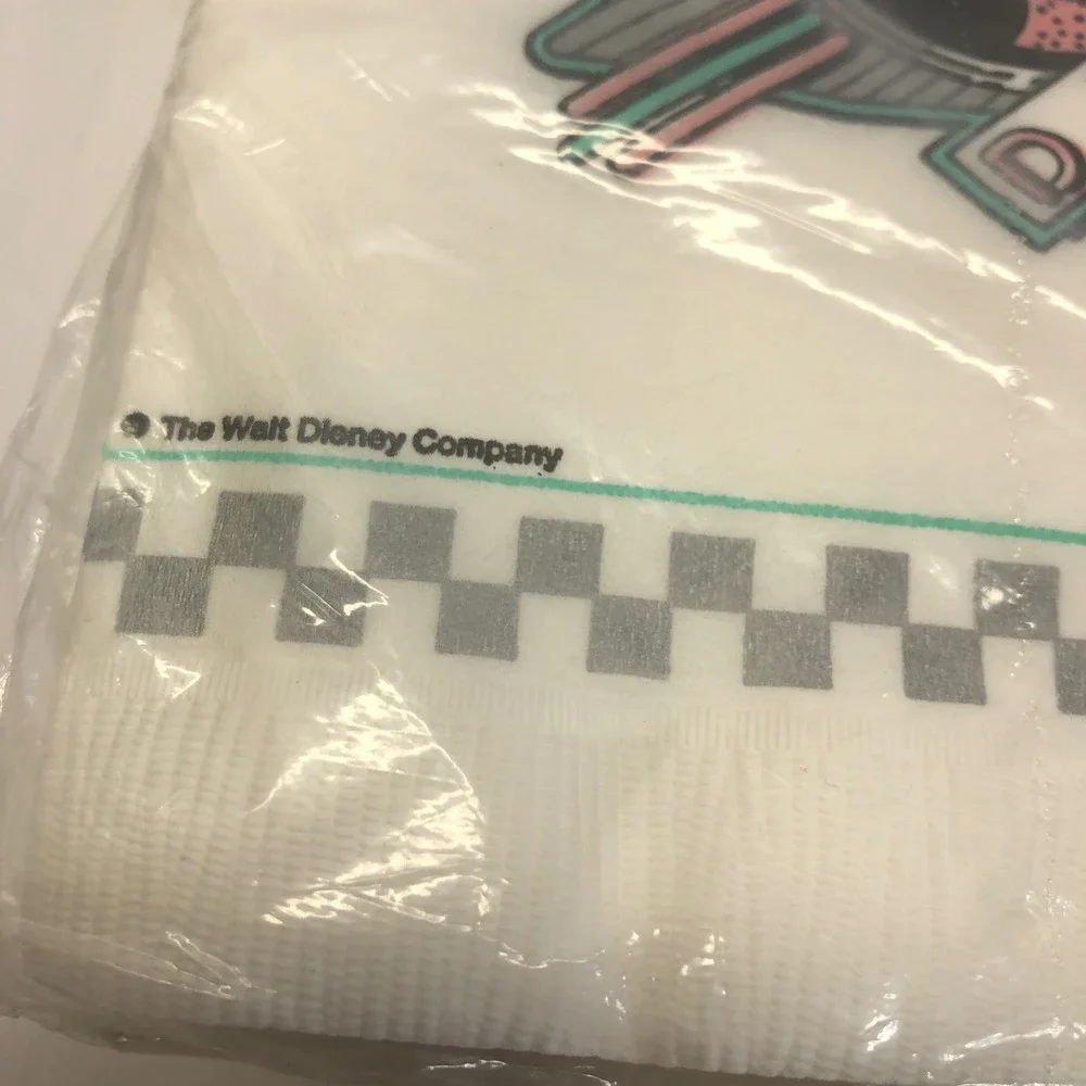 Vintage NEW Mickey's Diner Napkins & Tablecloth Set Walt‎ Disney Productions